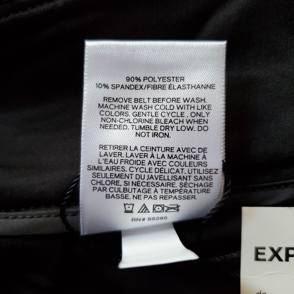 NWT Express High Waisted Velvet Sash Tie Shorts - Picture 7 of 7